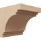 Ekena Millwork 10"W x 10"D x 10"H Wide Pescadero Rough Cedar Woodgrain TimberThane Corbel, Primed Tan CORUR10X10X10PECRCPR - alternate 1